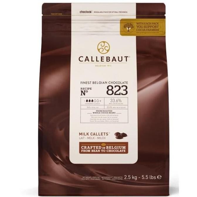 

Grosir Callebaut 823 Chocolate Milk Caramel Choco Coklat Conveture Coin 500Gr