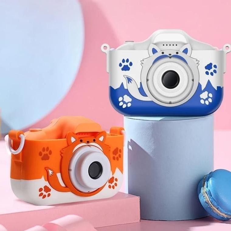 Kamera Anak Kids Camera Digital Dual Lens X5S Fox Video Kamera Digital Anak