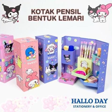 

terlaris hd kotak pensil karton rak berdiri tingkat/pencil case/pencil box murah