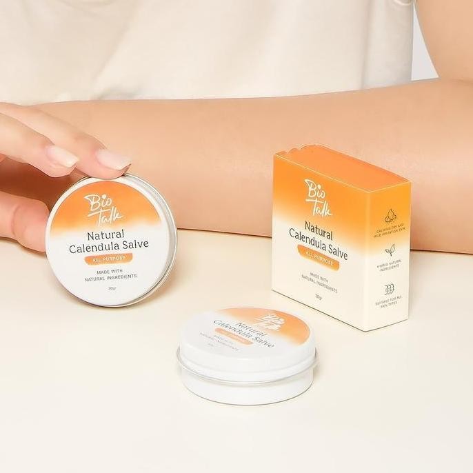 TERBARU - Bio Talk Calendula Healing Salve untuk eczema & kulit kering biotalk