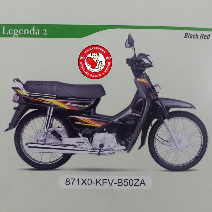 Terlaris Lis List Sticker Striping Body Bodi Honda Astrea Legenda 2 2003 Original Ori Ahm 871X0-Kfv-