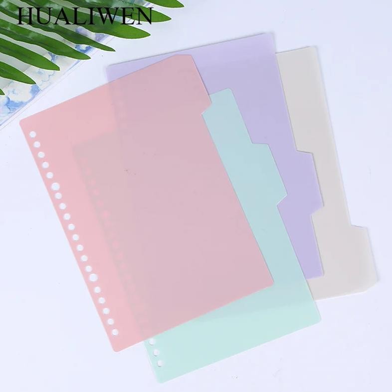 

4Pcs/Set B5 A5 A6 Binder Index Dividers Index Page For Loose-Leaf Notebook Scrapbook Stationery Bookmark School Office Supplies