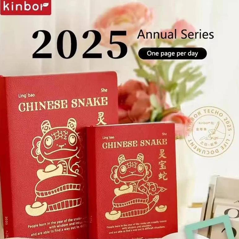 

2025 Kinbor A6 A5 Notebook Full Year Journal Schedule Daily Notebooks And Journals Timeline Weekly Plan Efficiency School Office