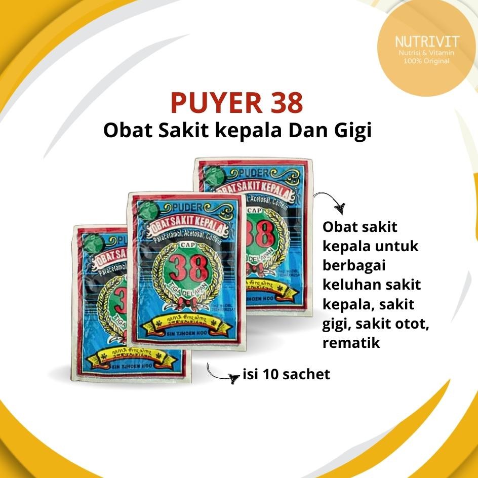 PUYER 38 ISI 10 SACHET