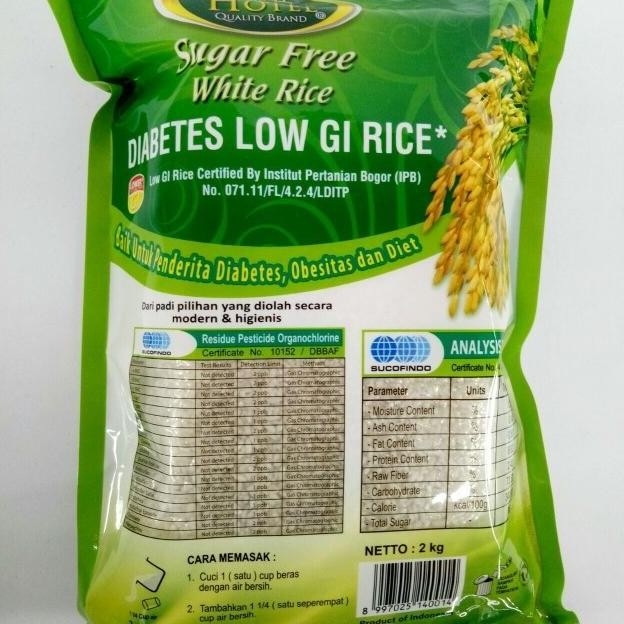 

HIW HOTEL BERAS PUTIH SUGAR FREE 2Kg