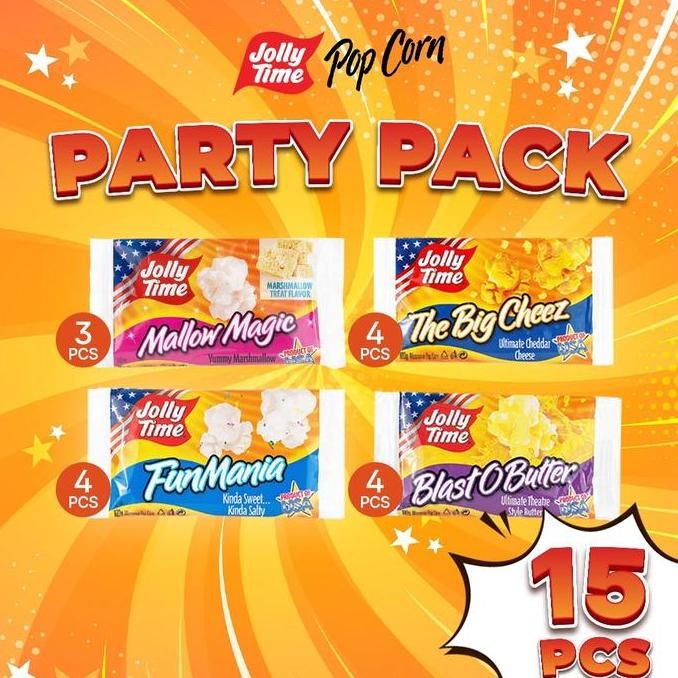 

Grosir Jolly Time Party Pack ( 15 Pcs)