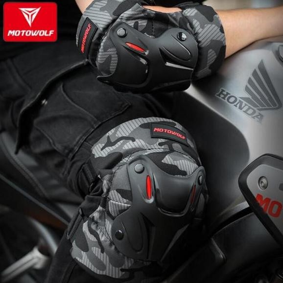Deker Tangan Elbow Pad Deker Lutut Motowolf Pelindung Tangan Motor [terbaik]