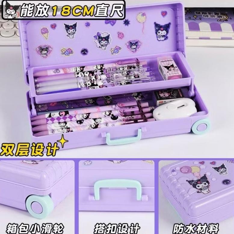 

Jg-8 ( Kkm ) Ab150 Kotak Pensil Koper Tempat Pensil Roda Tarik Kotak Pensil Tarik 2 Tingkat Kotak Pensil Karakter Model Koper