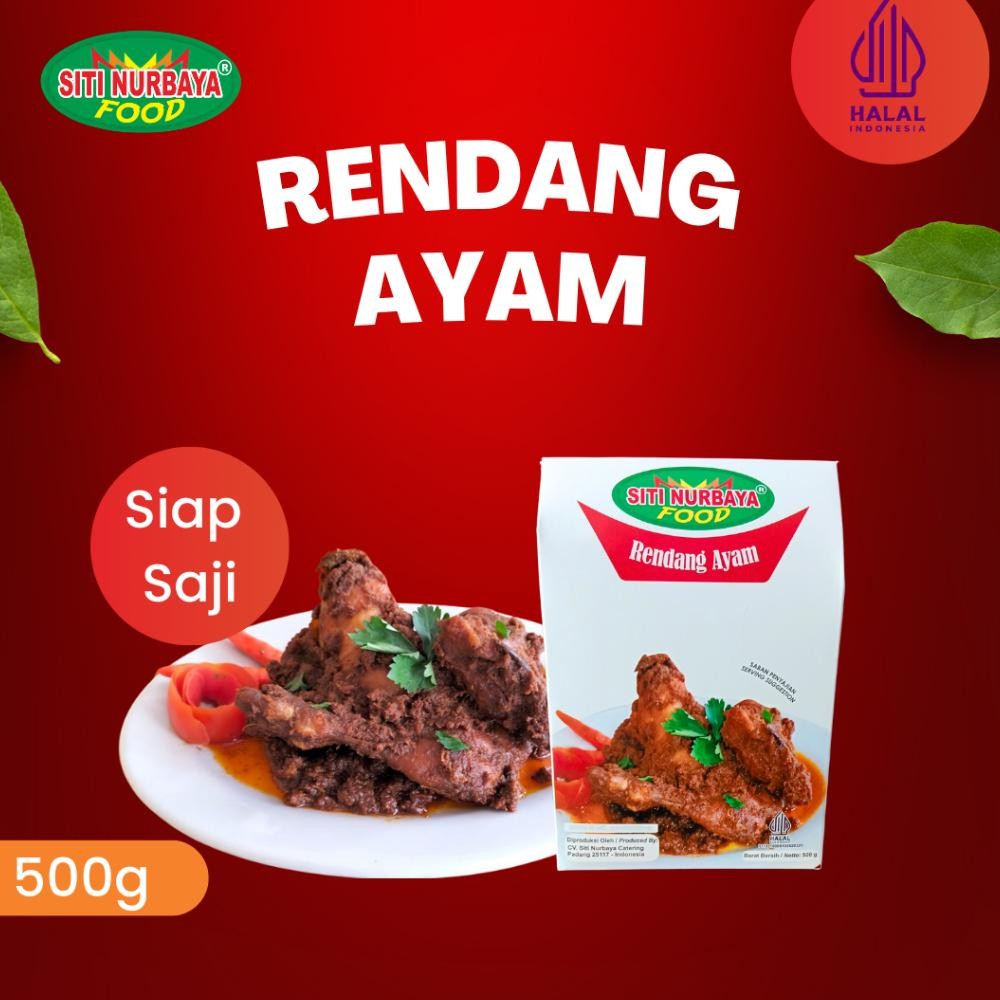 

Rendang Ayam Siti Nurbaya Food Berat 500 Gram