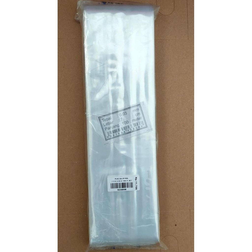 

Ready oke] PLASTIK PP ROLL 6 X 0.3 X 100 M JET