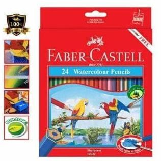 

Termurah Pensil Warna Faber-Castell 24 Watercolour Pencils (#114464)