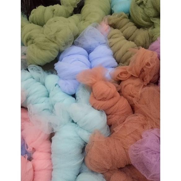 YZ Kain Kiloan Soft Tulle/Kain Kiloan Tille Lembut/Tille Polos/Tille Rok Tutu/Tille Gaun/Kain Kiloan