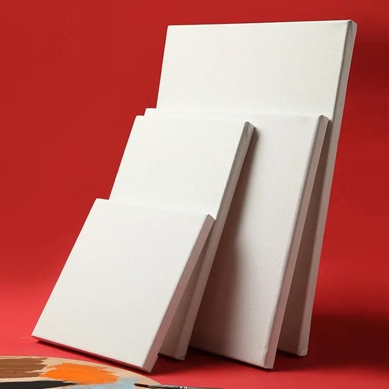 

White Canvas Drawing Board,Cotton Oil Frame,Suitable For Acrylic,Gouache,Painting Practice,Creation,Art Supplies,Hb-05,1 Piece