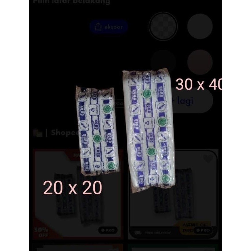 

>>>>>] Plastik Tatakan/Alas Nasi/kue HDPE anti panas 20 x 20 dan 30 x 40 Obor