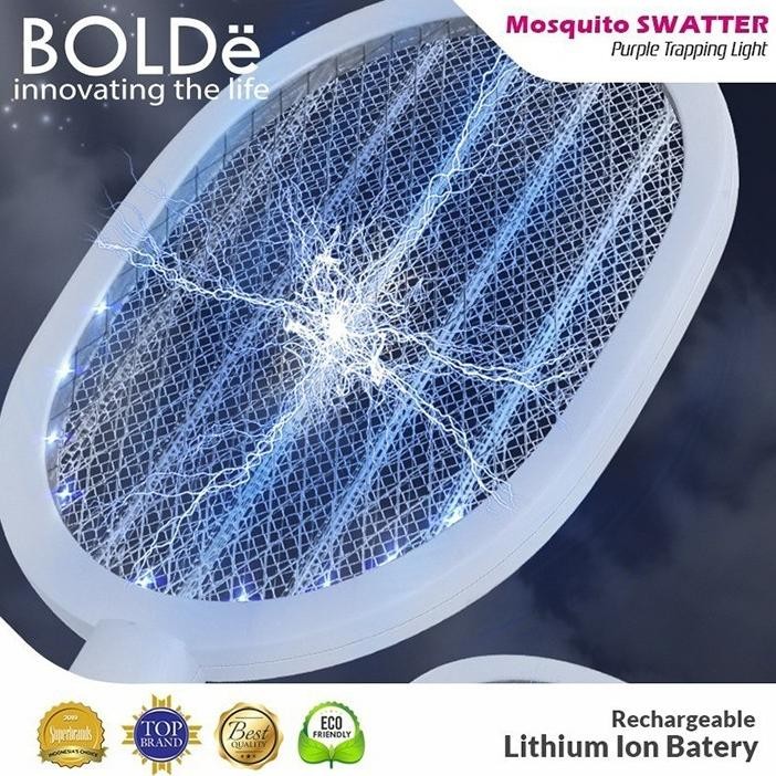 SUPER SWATTER LIGHT PURPLE BOLDE / RAKET NYAMUK BOLDE