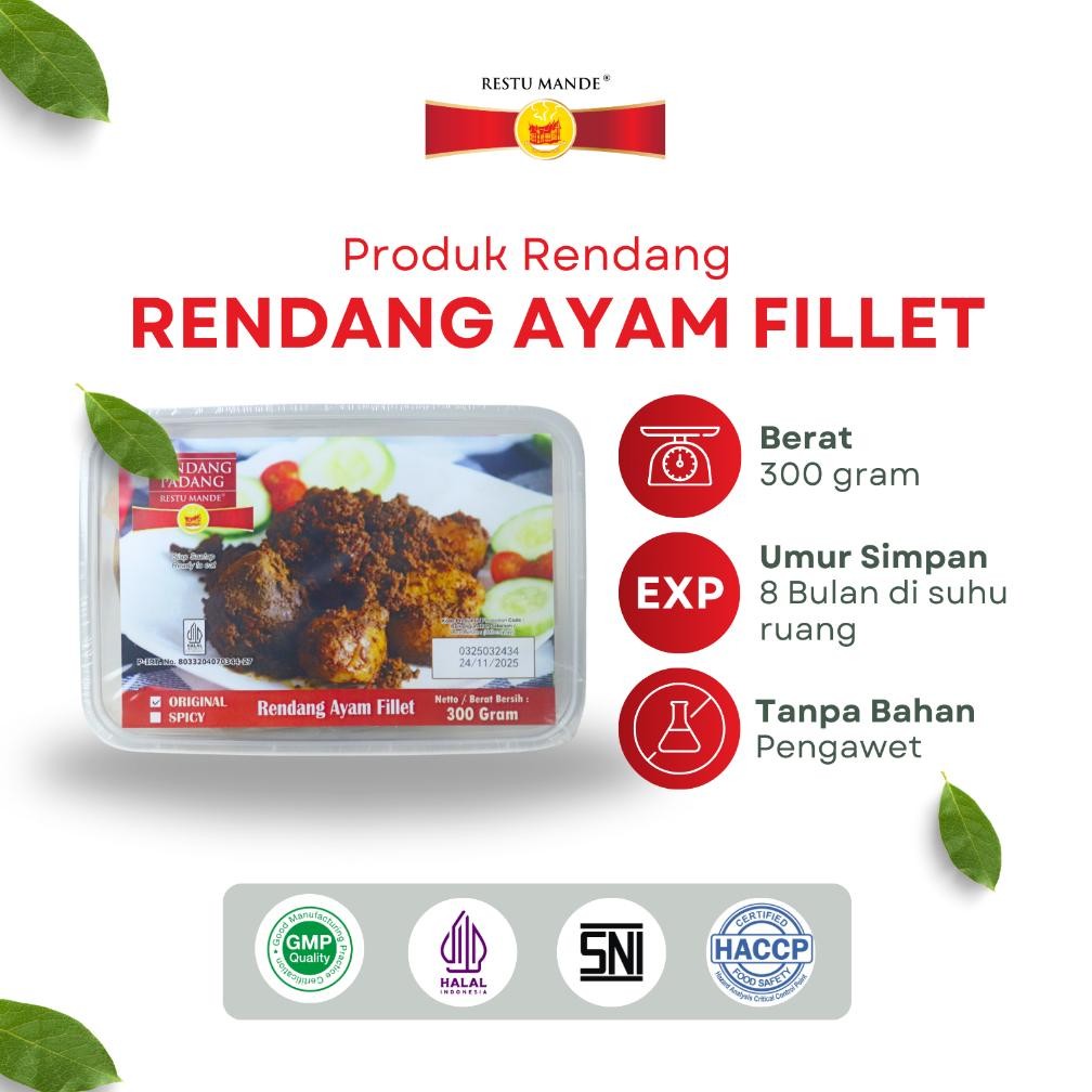 

Restu Mande Rendang Ayam 300gr