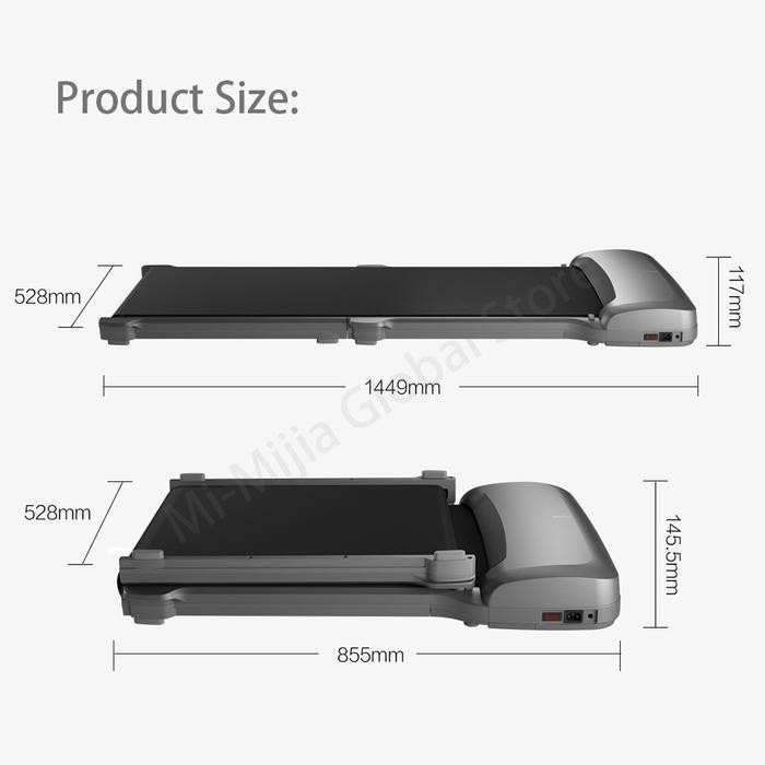 Xiaomi Walkingpad C1 Treadmill Lipat - Smart Walking Pad Machine Alloy Original Dan Terpercaya