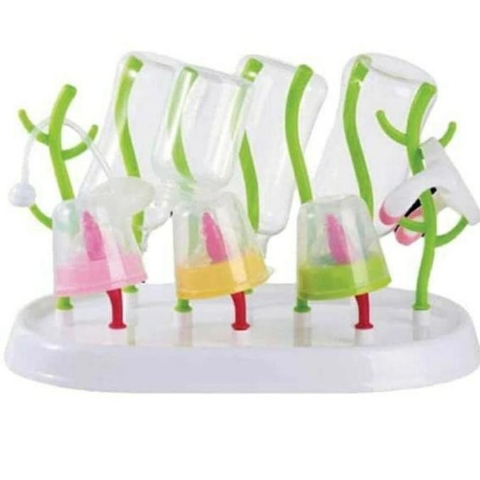 Baby Safe Rak Pengering Botol Susu / Rak Steril botol susu bayi Cover HFS