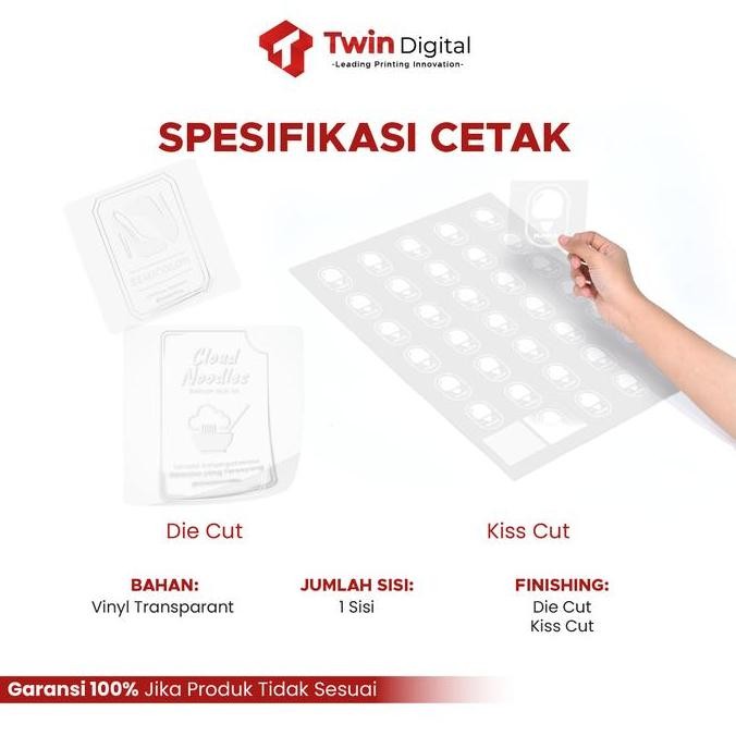 

Tersedia Sticker Tinta Putih A3 Vinyl / Transparan / Sticker Uv