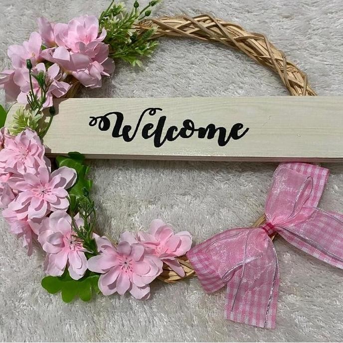 Diskon Ring Akar Rotan Hiasan Pintu Hiasan Rumah ( Khusus Costum/ Request)