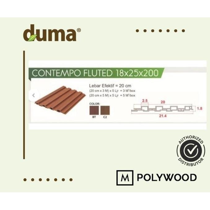 Spesial Contempo Duma Wpc Premium Wall Panel