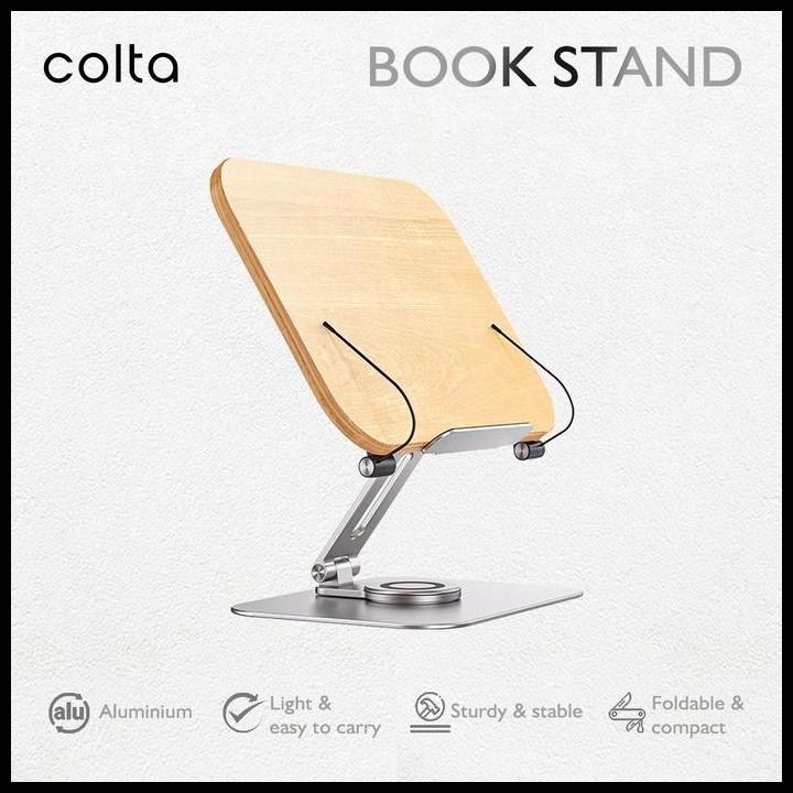 

Colta 360 Book Stand Dudukan Penjepit Sandaran Penyangga Tatakan Buku Harga Promo