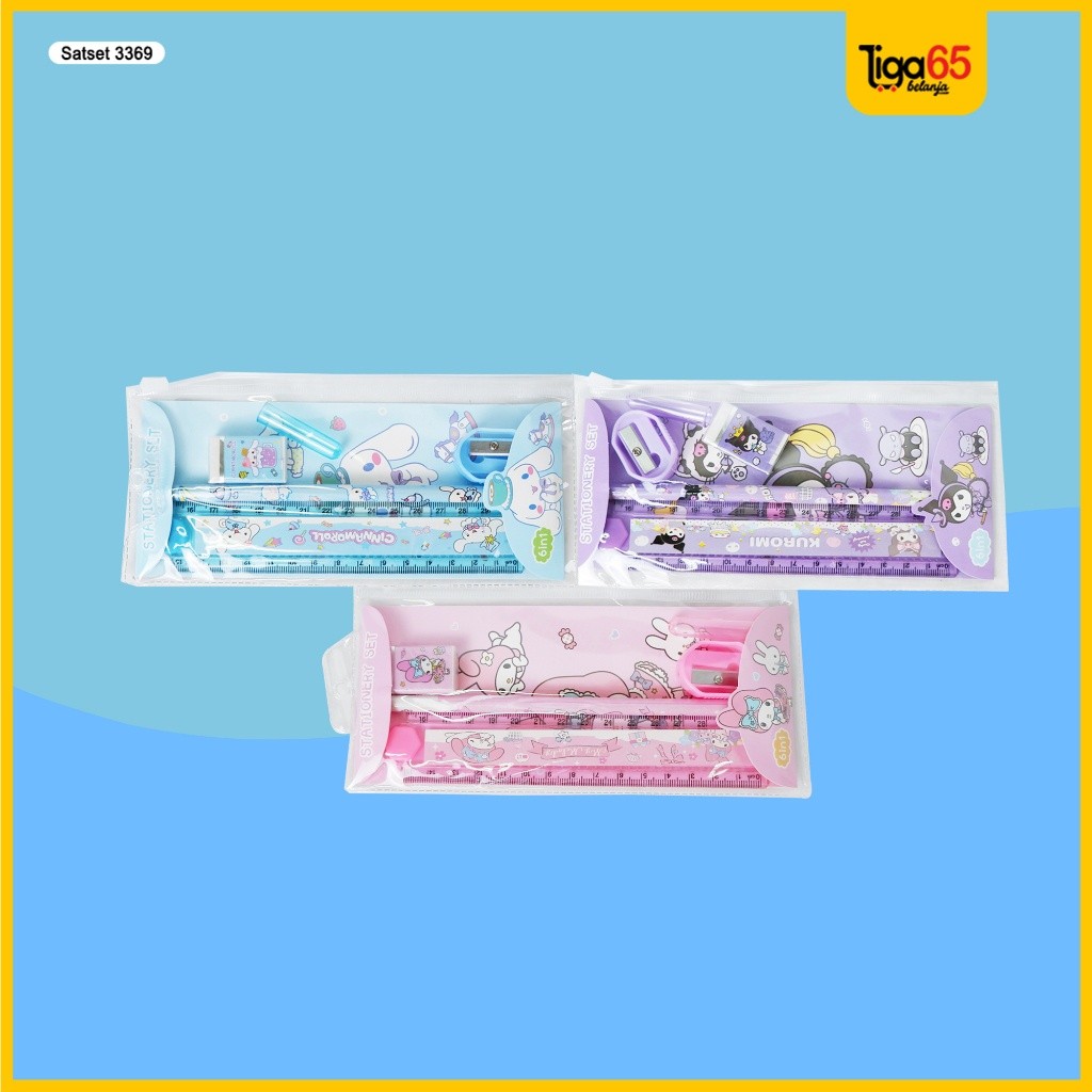 

Bingkisan Hampers Ulang Tahun Anak / Souvernir Hadiah Kado Lomba / Paket Alat Tulis 3369 Random