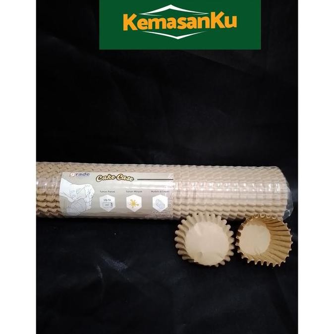 +++++] Cake Case 7,5cm Coklat Grade