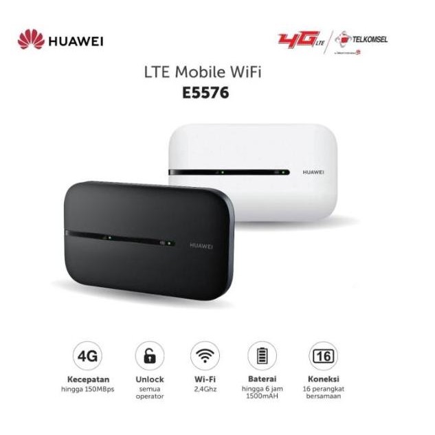 TERBARU - Modem Huawei E5576 Unlock All Operator Modem Mifi 4G E 5576
