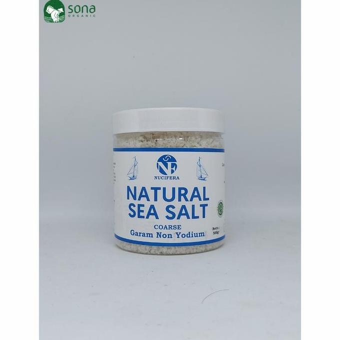

HIW Garam Laut Kasar JAr 500g-Sea Salt-Coarse Garam Non Yodium- Nucifera