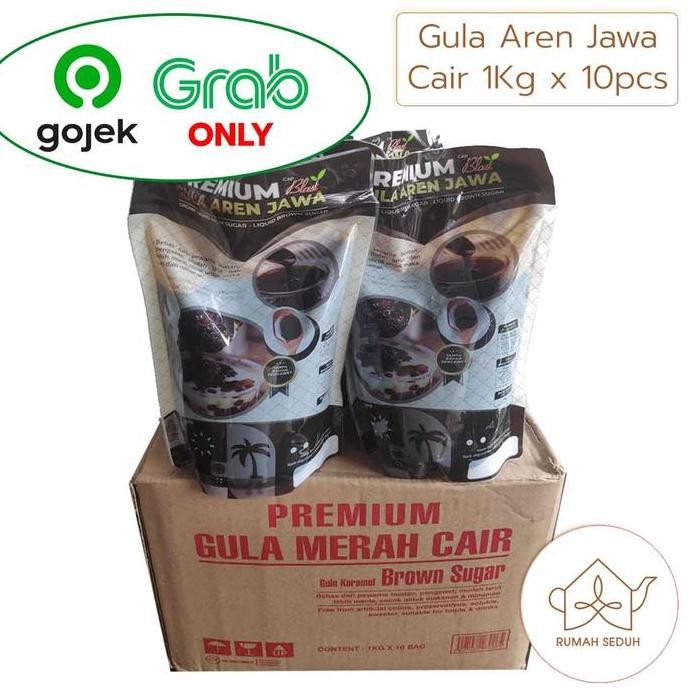 

HIW Sirup Gula Aren Jawa Karton 1Kg x 10pcs - Palm or Brown Sugar Syrup