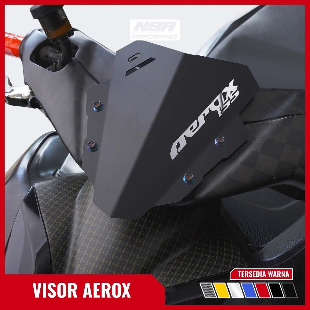 Ready Nsa Windshield Aerox 155 Visor Aerox New Visor Aerox Old Visor Aerox Smoke Tinggi Visor Sectbi