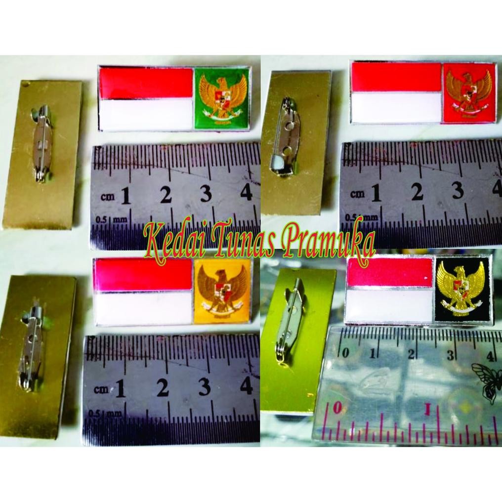 Diskon Pin Bros Bendera Merah Putih Garuda Emblem Logo Bendera Merah Putih Garuda Paskibra Ospek Ber