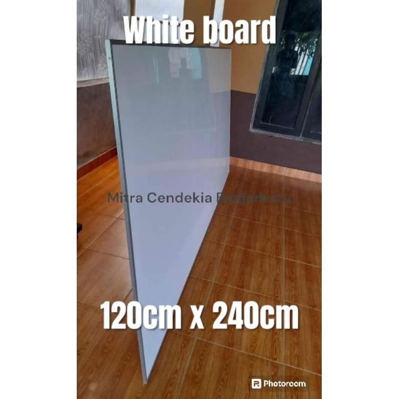 

READY PAPAN TULIS WHITE BOARD 120CM X 240CM 15MM (FREE ONGKIR BJM, MTP KOTA, BANJARBARU)