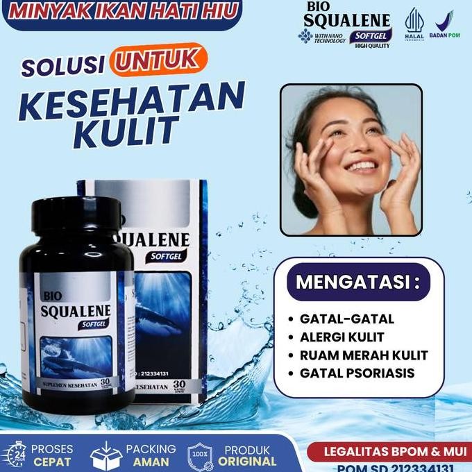 

Terlaris Atasi Kulit Sehat, Vitamin Untuk Kulit Alergi Kulit Kulit Sehat Bercahaya Dengan Bio Squalene Minyak Ikan Hati Hiu Isi 30 Softgel