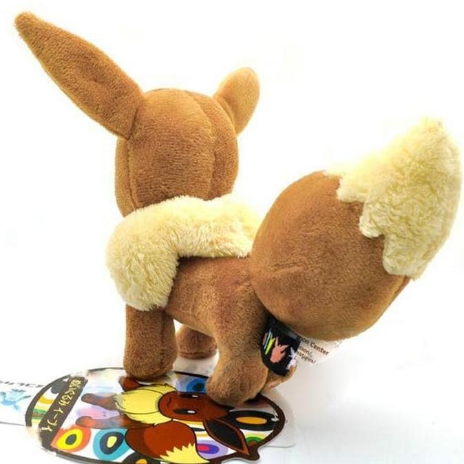 Boneka Pokemon Eevee Evolution 20cm Pokemon Doll / Cute Plush Hadiah Ulang Tahun