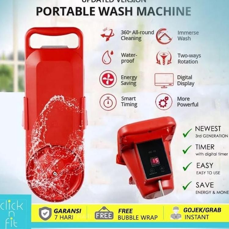REWASH & RECLEAN MESIN CUCI PORTABEL( GENERASI KE 3)