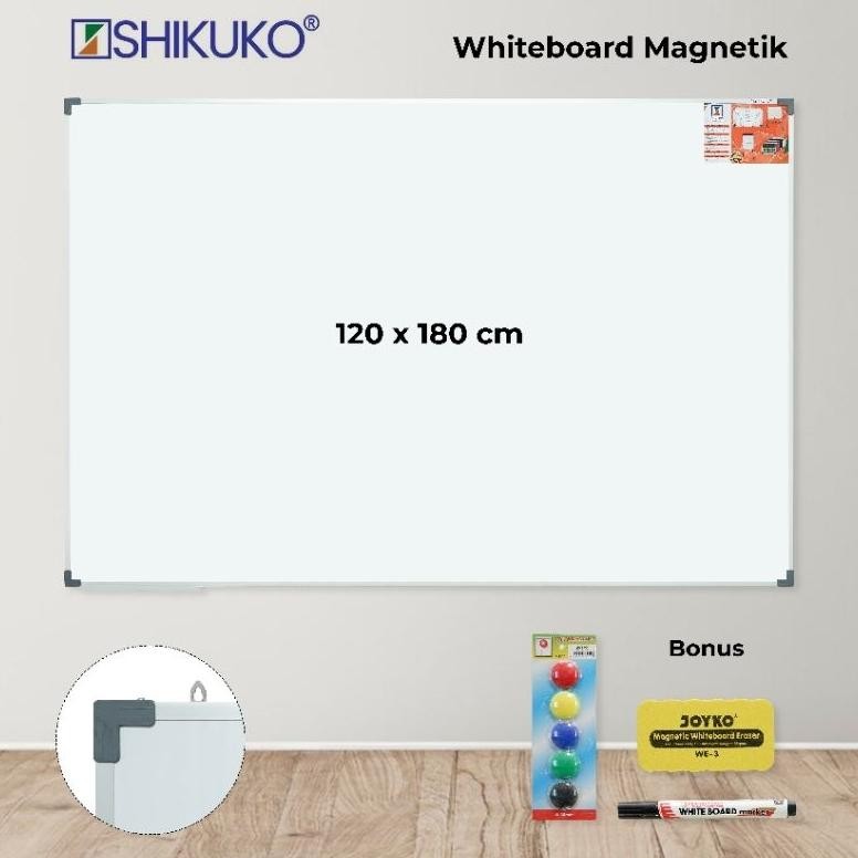 

READY WHITEBOARD / PAPAN TULIS MAGNET 120 X 180 / PAPAN TULIS