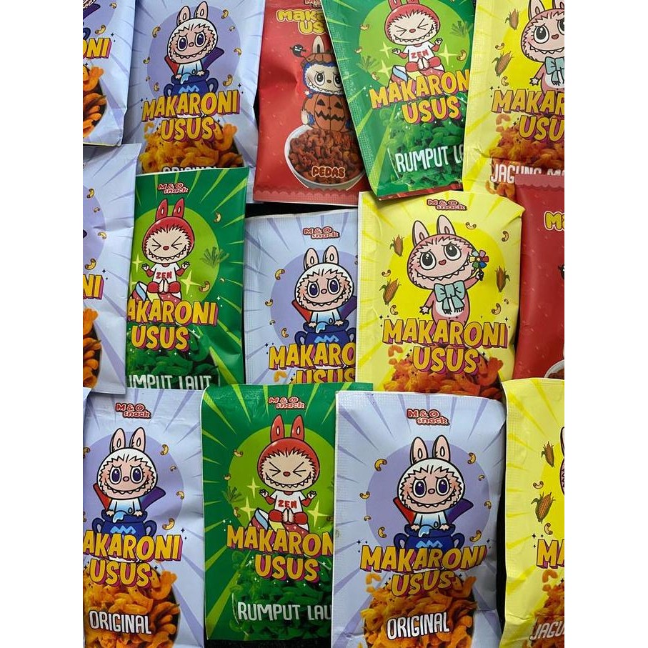 

HIW MAKARONI USUS ISI 50PCS BY MO SNACK VIRAL JAJAN WARUNG GROSIR