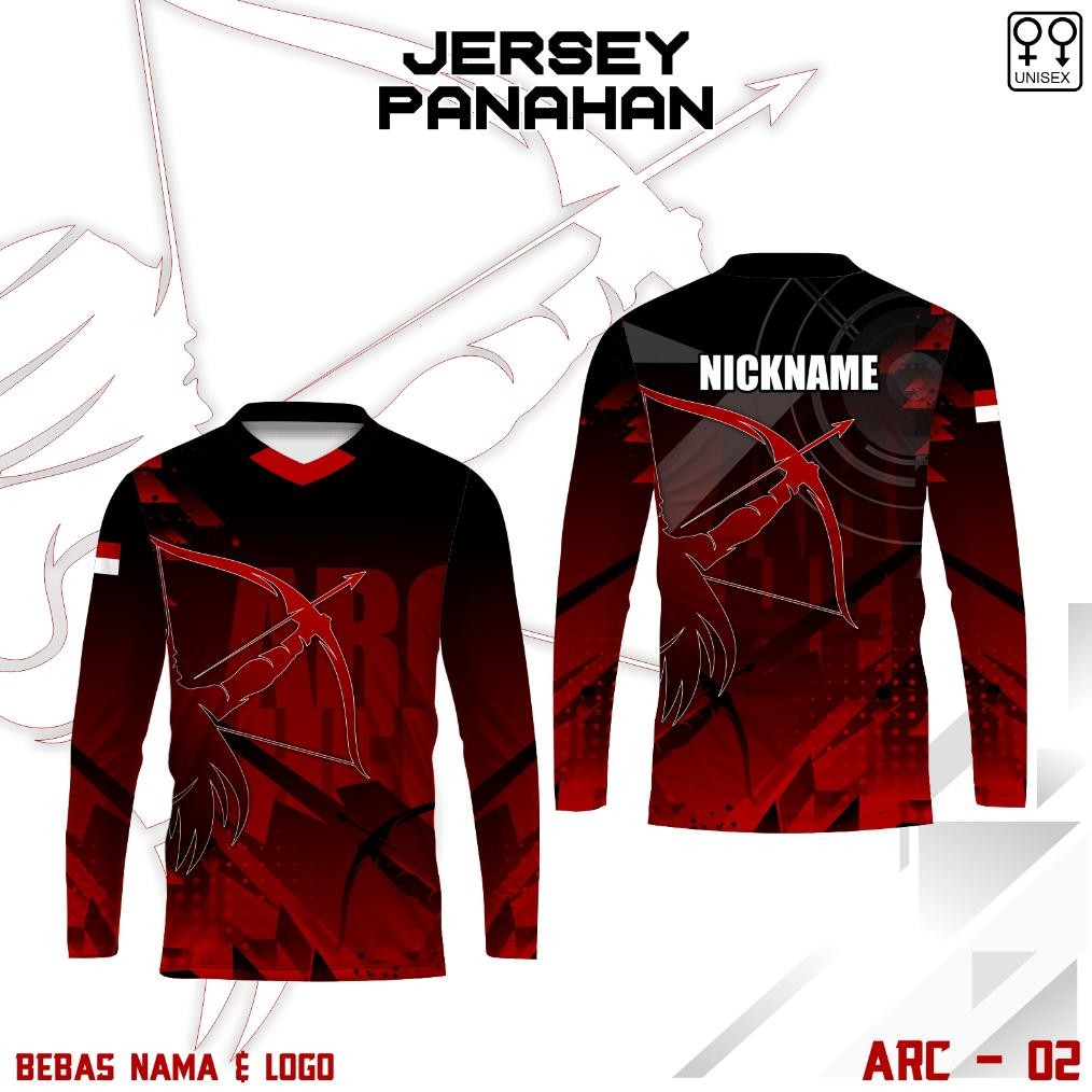 Terlaris Jersey Panahan Kaos Baju Archery Olahraga Panah Lengan Panjang Murah