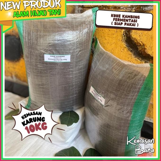 

Terlaris Pupuk Kandang Kambing 1 Karung - Kohe Kambing Fermentasi