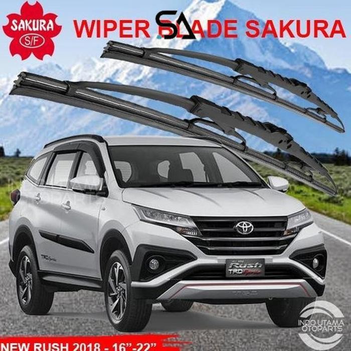 Promo Wiper Kaca Depan New Rush 2018 Wiper Mobil Sakura