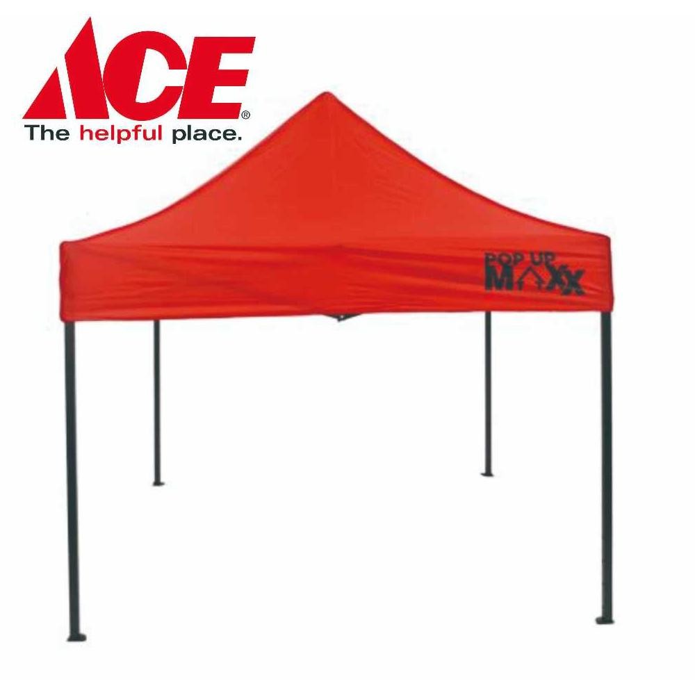 NEW Ace Soleil 2X2 mtr Tenda Gazebo Lipat - Merah Garden Tent Tenda Acara Outdoor Atap Pelindung Lip