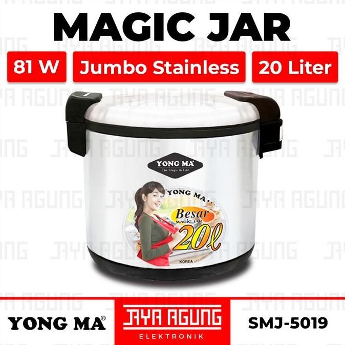TERMURAH - Magic Jar Penghangat Nasi 20 Liter YONGMA SMJ 5019 Pemanas Warmer 20L
