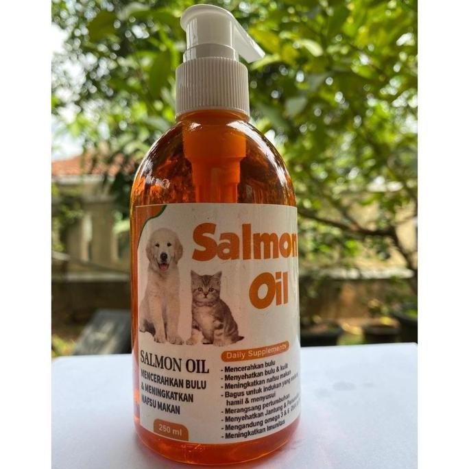 Terlaris 250Ml - Minyak Ikan Salmon / Salmon Oil / Minyak Salmon / Minyak Ikan / Vitamin Bulu Kucing