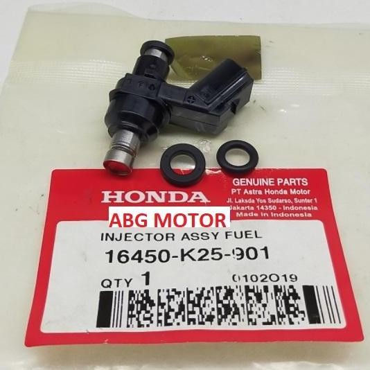 HARGA DISC - INJEKTOR INJECTOR ASSY FUEL HONDA BEAT FI INJEKSI 2013 K25 ORIGINAL