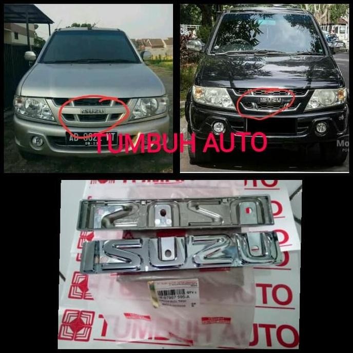 TERMURAH - Emblem Logo Grill ISUZU Orisinil Panther Kapsul Touring LM LV LS PU