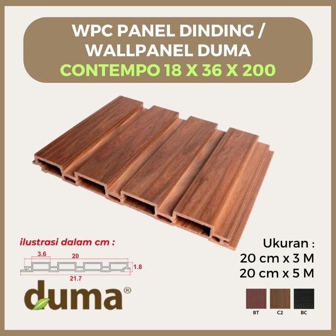 Terjangkau Duma Panel Wpc Contempo