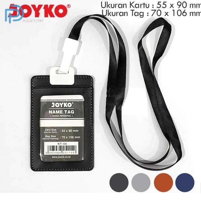 

BARU KTMSTORE ID CARD HOLDER NAME TAG HOLDER TEMPAT ID CARD KULIT PORTRAIT JOYKO NT-6669 LANYARD