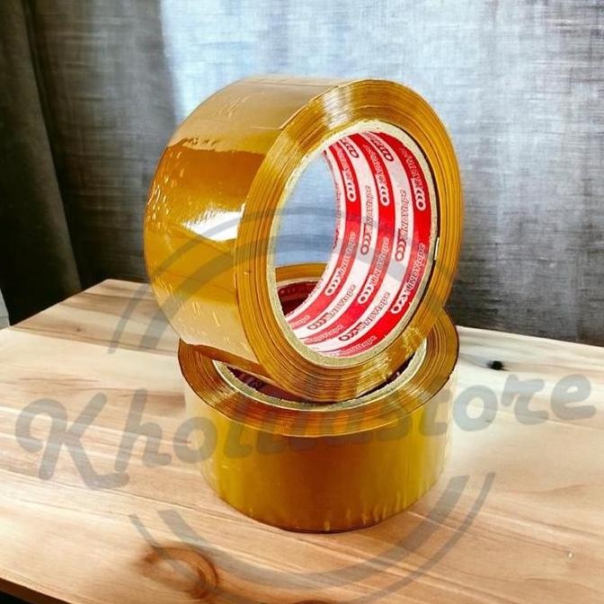 

Lakban Bening Coklat Lindy 100 yard x 48mm Termurah